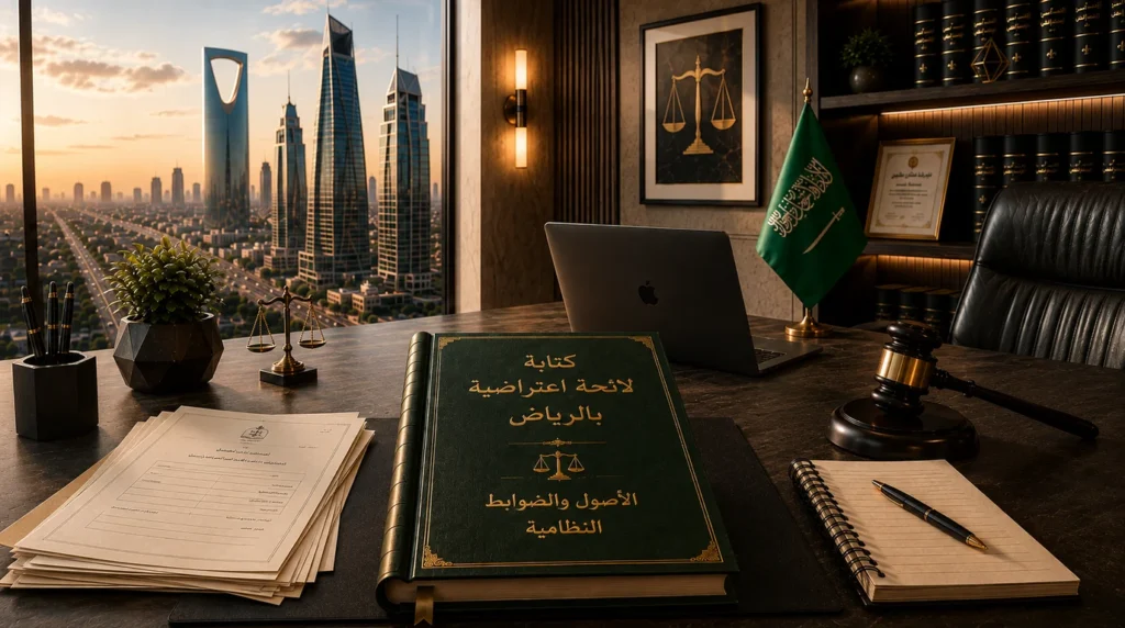 كتابة لائحة اعتراضية بالرياض | الأصول والضوابط النظامية