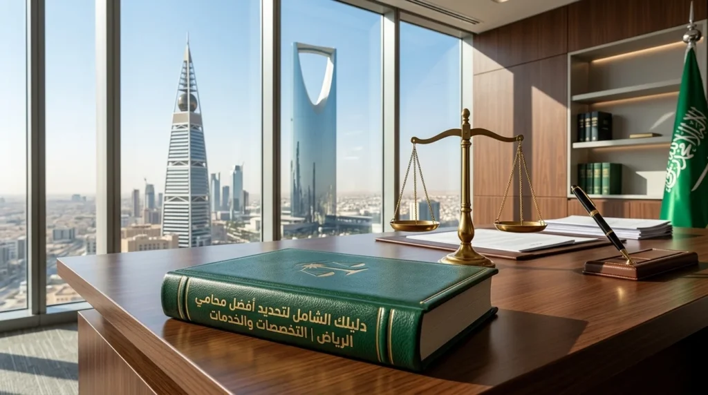 دليلك الشامل لتحديد أفضل محامي الرياض | التخصصات والخدمات