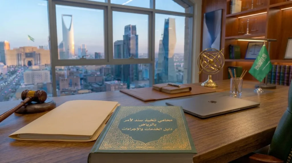 محامي تنفيذ سند لأمر بالرياض | دليل الخدمات والإجراءات