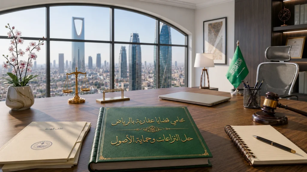 محامي قضايا عقارية بالرياض | حل النزاعات وحماية الأصول